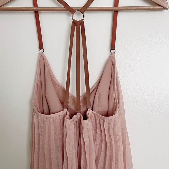 BCBGMaxAzria Cayanne Sleeveless Pleated Mini Dress - Picture 3 of 5